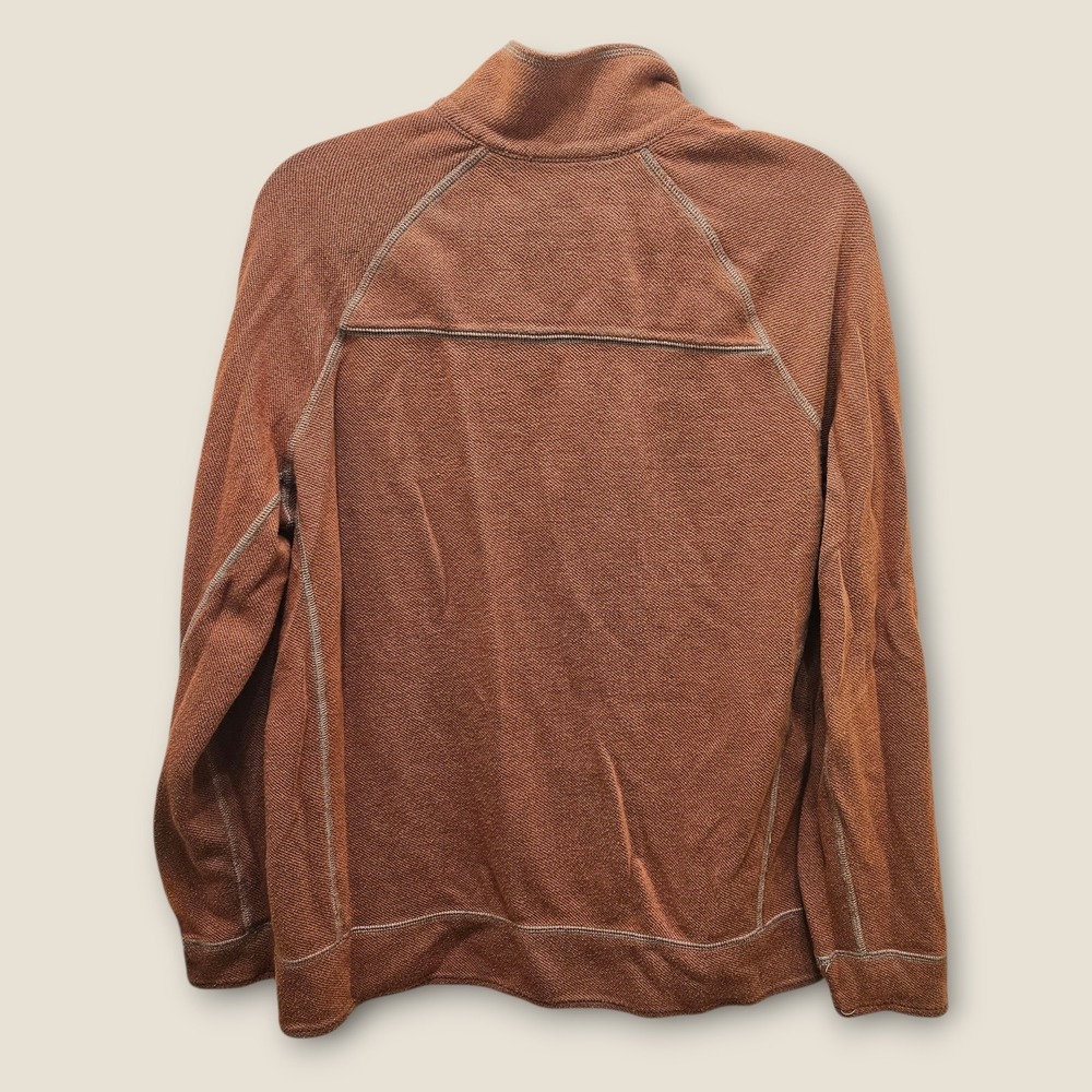 Tommy Bahama Jeans Reversible Pullover Quarter Zip‎ Sweatshirt Blue Copper - Picture 4 of 9